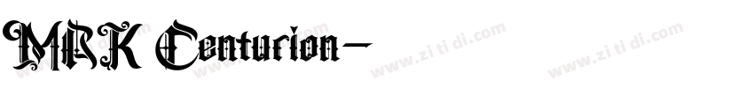 MAK Centurion字体转换